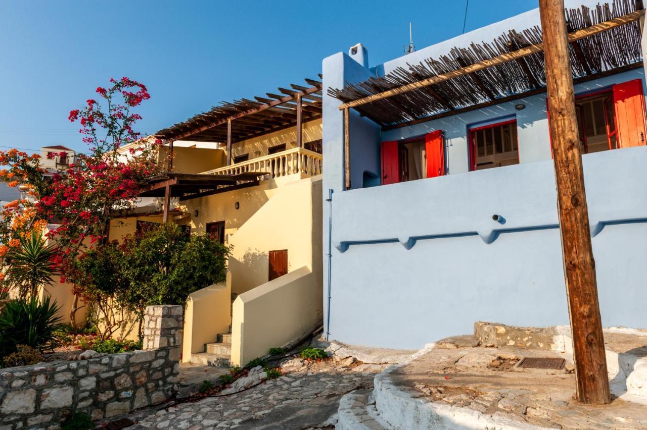 Atlantis Houses Chalki Town Exterior foto