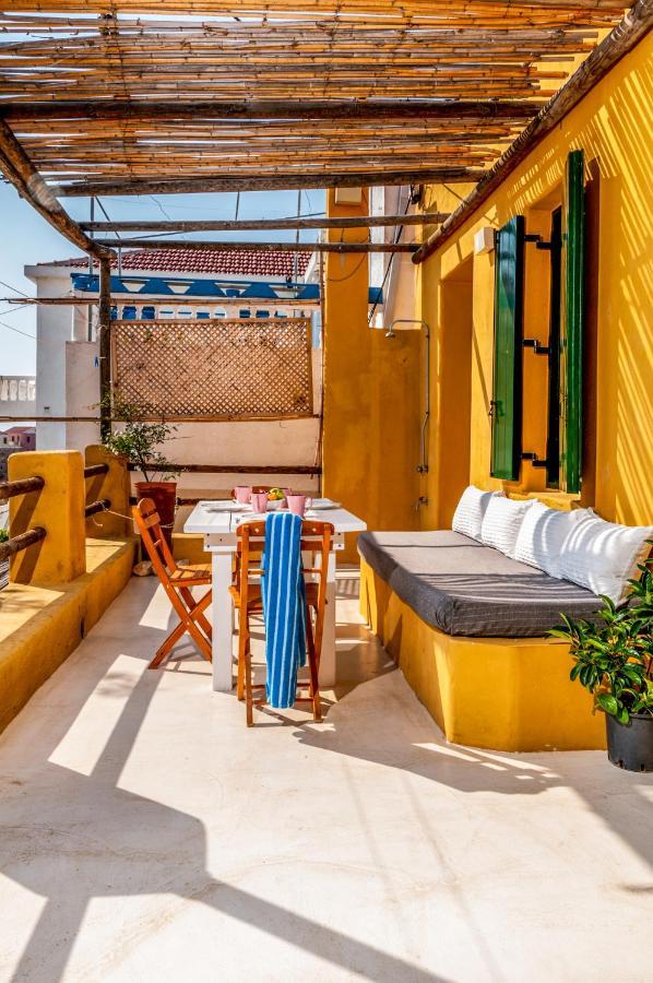 Atlantis Houses Chalki Town Exterior foto